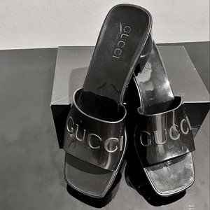 GUCCI Rubber Slide Sandal